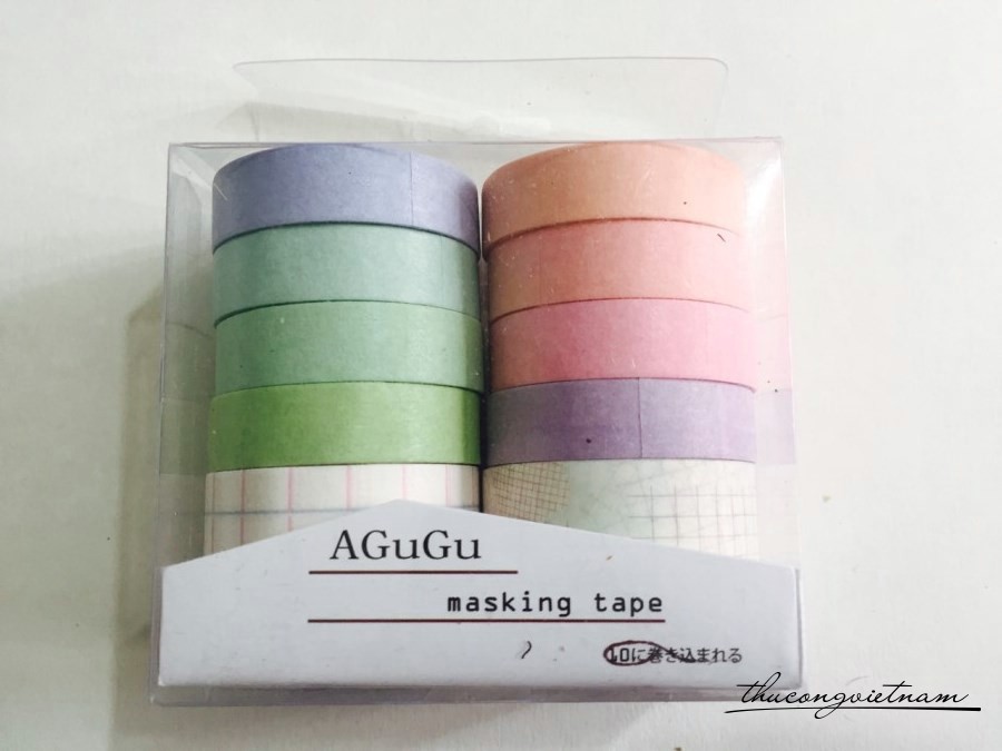 Băng keo giấy Washi Tape - Mẫu 10